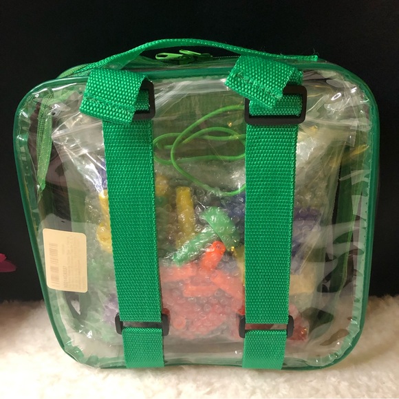 New Kids Korner Lacing & Pegboard Learning Kit With Backpack - Picture 10 of 11